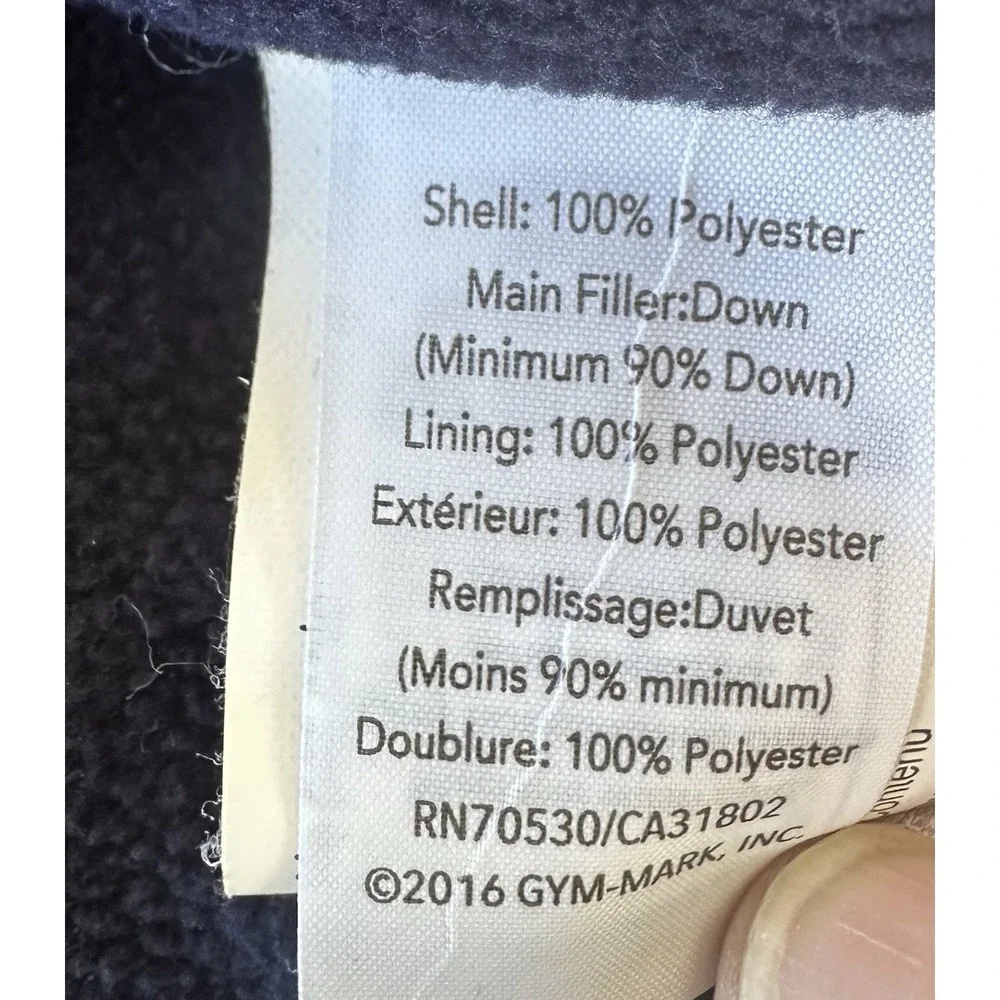 Gymboree Toddler Down Puffer Jacket Hooded Blue 3T Kid's